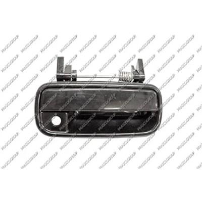 Afbeelding van PRASCO TY8108007 Deurgrepen Buiten, Rechts voor met sleutelgat zwart Glad TOYOTA: Hilux V Pick up 2.4 D 1988 1997