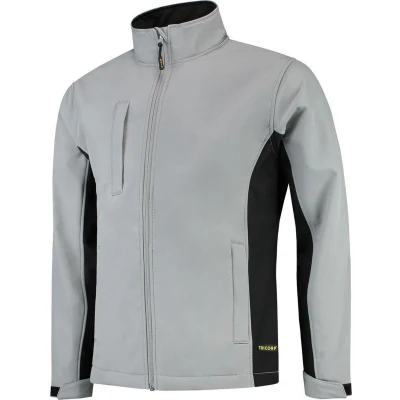 Afbeelding van Tricorp Softshell Jack Bi Color Grijs/Zwart Maat 3XL