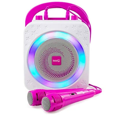 Afbeelding van RockJam RJPS150 PK Home Karaokesysteem, roze