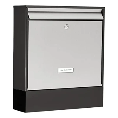 Afbeelding van Burg Wächter Oxford Set 68770 B+S Brievenbus RVS, Staal Zwart, RVS
