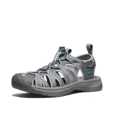 Afbeelding van Keen Whisper Outdoorsandalen, Dames, Maat: 40, Grau Textiel