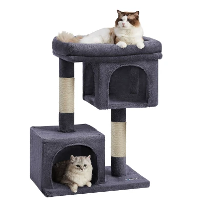 Afbeelding van Acaza Krabpaal voor katten Kattenpaal 84 cm Donkergrijs