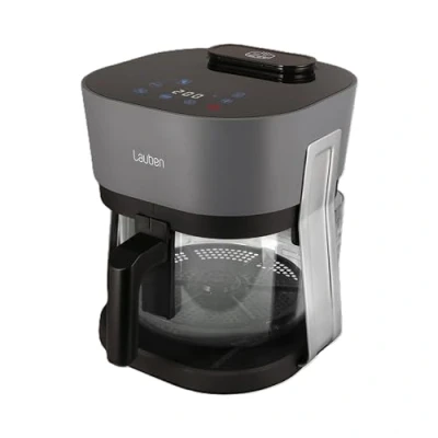 Afbeelding van Lauben Airfryer Glass&amp;Steam® Heteluchtfriteuse 360 Zicht 4,5 L 1300W Zwart/Grijs
