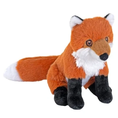 Afbeelding van Wild Republic Cuddlekins Mini Red Fox, 20,3 cm, gevuld met gesponnen gerecyclede waterflessen, milieuvriendelijk