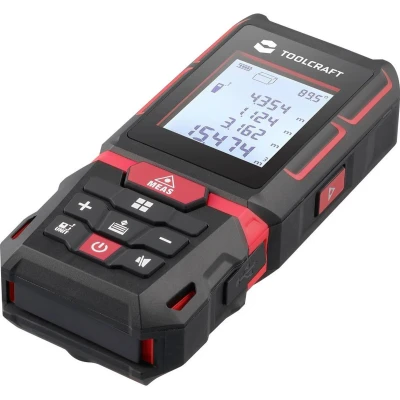 Afbeelding van TOOLCRAFT Laserafstandsmeter Li ion accu 60 m