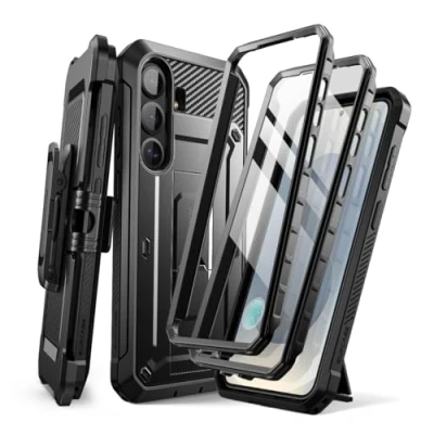 Afbeelding van Supcase UB Pro hoesje geschikt voor Samsung Galaxy S25 Plus Met en zonder screen protector Zwart