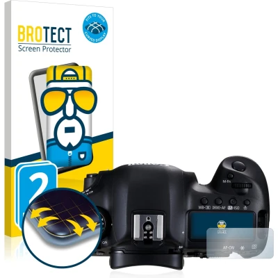 Afbeelding van BROTECT Screenprotector voor Canon EOS 5D Mark III (Schouderdisplay) Folie Beschermfolie transparant volledig dekking (2 Stuks)