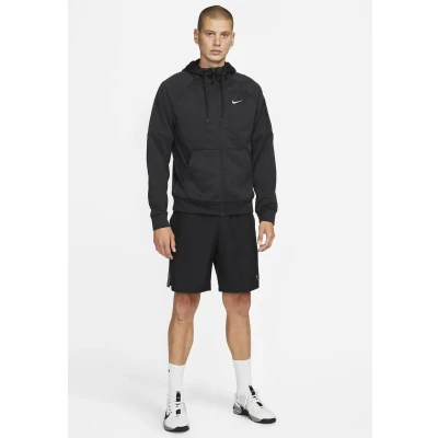 Afbeelding van Nike Performance Sweater met rits, Heren, Maat: Large, black white
