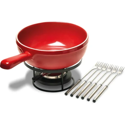 Afbeelding van Emile Henry Fonduestel Grand Cru Ø24cm 6 Pers.
