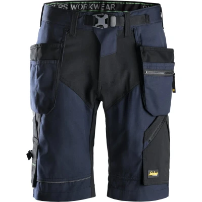Afbeelding van Snickers Flexiwork, Korte Broek+ Met Holsterzakken, Donker Blauw Zwart (9504), 046