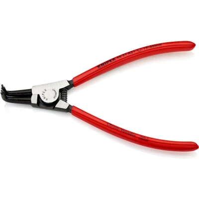 Image de KNIPEX 46 21 A21 pince à circlips pour bagues extérieures sur arbres plastifiés noir atramentisé 170 mm