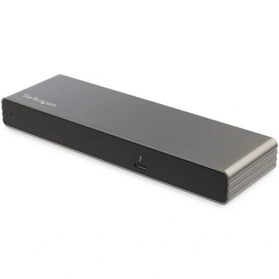 Afbeelding van StarTech.com TB3DK2DHVUE laptop dock &amp; poortreplicator Bedraad Grijs