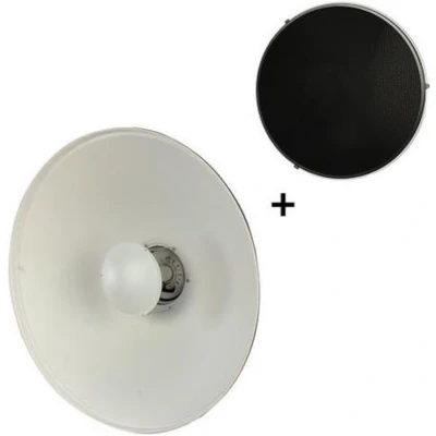 Afbeelding van Studioking Beautydish Met Honingraat Sk bd550w 55 Cm 4 delig