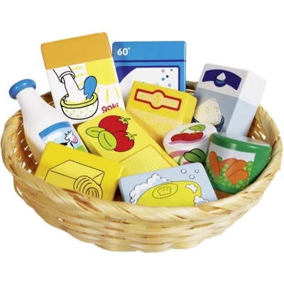 Afbeelding van Goki Boodschappen in een Mand, 10dlg.