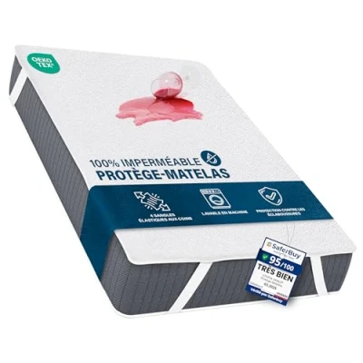 Afbeelding van Utopia Bedding Waterdichte Matrashoes 200 x cm met 4 Elastische Hoeken, Badlaken g/m², Ademende