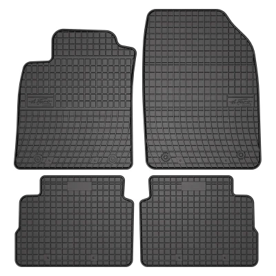 Afbeelding van FROGUM 0703 Vloermatset Rubber voor en achter 4 Zwart Op maat gemaakt OPEL: Vectra C CC, Caravan, Saloon