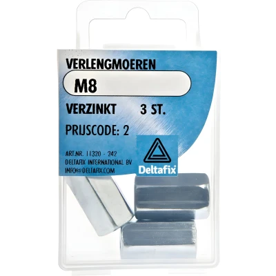 Afbeelding van Verlengmoer m8 verz 3st Deltafix