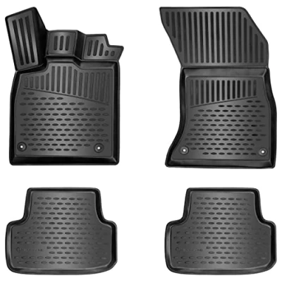 Afbeelding van ELMASLINE 3D Rubberen matten set voor Mercedes GLA (X156) 2013 2019 Hoge rand Vloermataccessoires