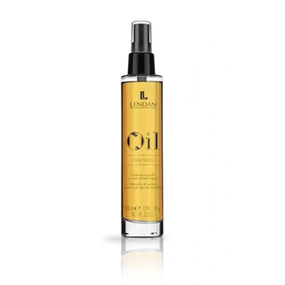 Afbeelding van LENDAN Haarolie met argan en macadamia olie, olie essences, 100 ml, voor fijn haar, verjongend hydrateert, voedt versterkt het anti kroes