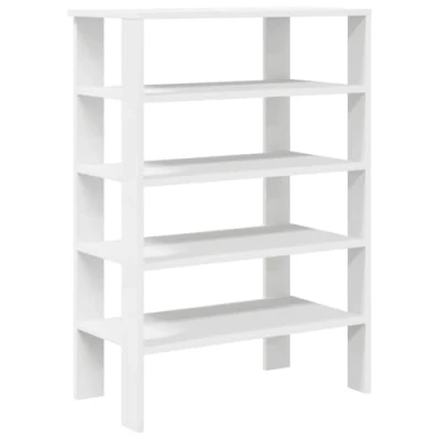 Afbeelding van Schoenenrek 61x32x87,5 cm bewerkt hout wit