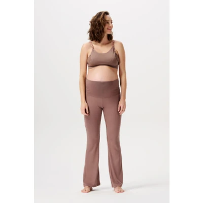 Image de Zwangerschapsbroek Casual broek flared Luci Deep Taupe XS