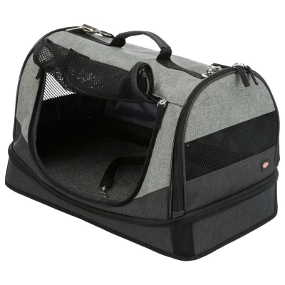 Afbeelding van Trixie Hondentas Holly Zwart / Grijs 50X30X30 CM