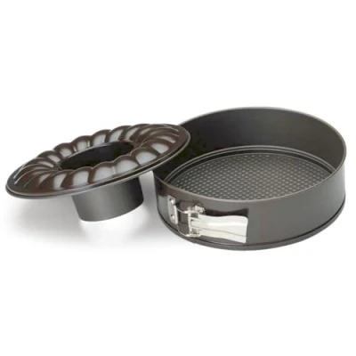 Image de Moule métal anti adhérent Manqué démontable 24 cm