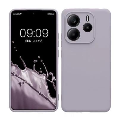 Afbeelding van kwmobile telefoonhoesje geschikt voor Xiaomi Redmi Note 14 5G Hoesje smartphone Precisie camera uitsnede In lavendel