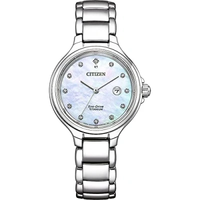 Afbeelding van Citizen EW2680 84D Horloge Titanium Zilverkleurig Ø 31 mm