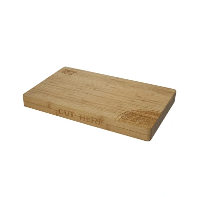 Afbeelding van Homey&#039;s Schiffmacher Snijplank Bamboe 25 x 45 4cm Tattoo Bedrukking Giftbox