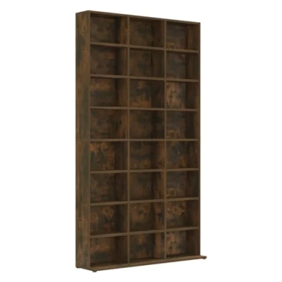Afbeelding van vidaXL cd kast, 102 x 23 177,5 cm, gelamineerd hout, gerookt eiken