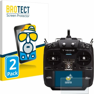 Afbeelding van BROTECT Screenprotector voor Robbe Futaba T16IZ Folie Beschermfolie matte (2 Stuks)