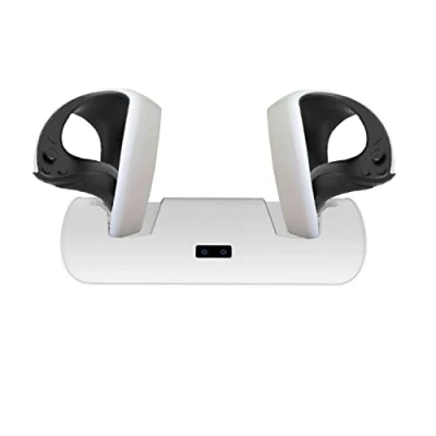 Afbeelding van VR laadstation voor PS VR2 controller, met lichtindicator, accessoires (wit)