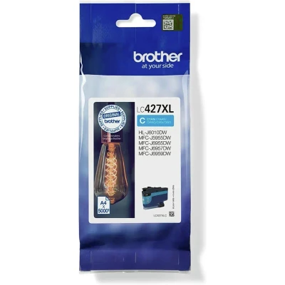 Afbeelding van Brother LC 427XLC Inktcartridge Cyaan Hoge capaciteit