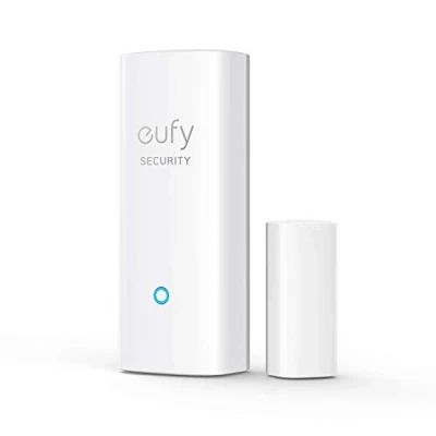 Afbeelding van eufy Beveiliging, invoersensor, detecteert geopende en gesloten deuren of ramen, verzendt waarschuwingen, triggers sirene 2 jaar levensduur van de batterij, alleen voor binnengebruik, vereist HomeBase E