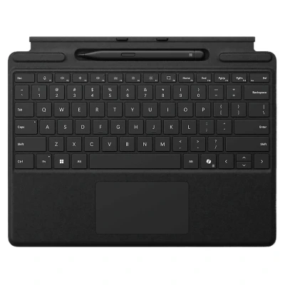 Image de Microsoft Surface Pro Type Cover avec Slim Pen Noir AZERTY