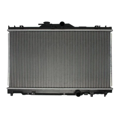 Afbeelding van THERMOTEC D72022TT Radiateur voor voertuigen met/zonder airco 639 350 16 Handgeschakeld Koelribben gesoldeerd TOYOTA: Corolla VIII Compact
