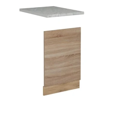 Afbeelding van Vicco Voorpaneel vaatwasser R Line, Sonoma/Krachtige eik goud, 45 cm , WB Marmer
