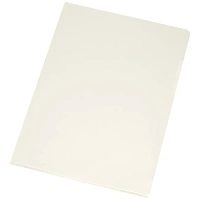 Afbeelding van Q CONNECT L map, glashelder, 120 micron, pak van 100 stuks