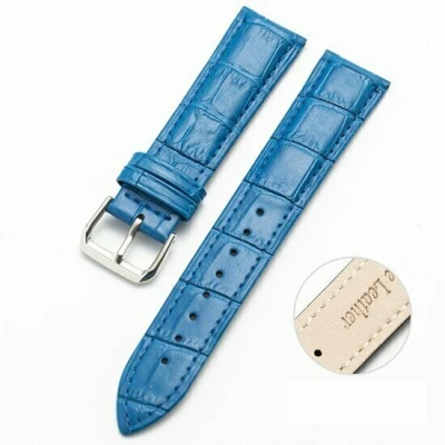 Afbeelding van Crocodile leren bandje Blauw Xiaomi Mi Watch / S1 Pro Active S2