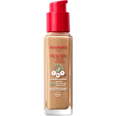 Afbeelding van 1+1 gratis: Bourjois Paris Healthy Mix Clean Foundation 057 Bronze 30 ml