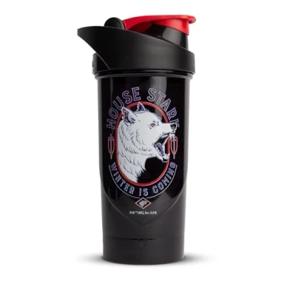 Afbeelding van Shieldmixer Hero Pro Classic Shaker Stark BPA vrij Gym Accessoire Protein Fitness drinkfles Zwart 700 ml