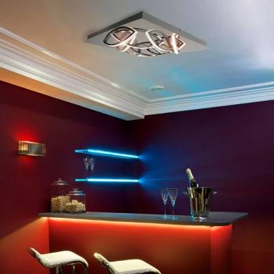 Afbeelding van LED plafondlamp Manchester 8 lamps