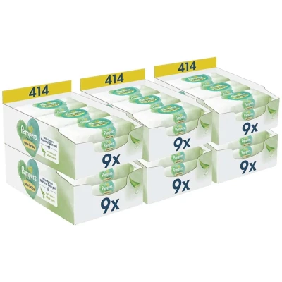 Afbeelding van Pampers Harmonie New Baby Billendoekjes 2484 doekjes 54 x 46