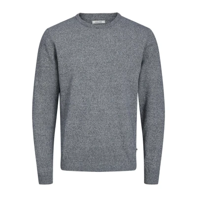 Afbeelding van Jack &amp; Jones Ebasic CREW NECK NOOS Trui, Heren, Maat: Small, Blue/grey