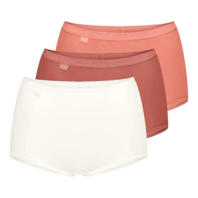 Afbeelding van Sloggi Slip Femme (lot de 3), Terre cuite/rouille/blanc, S