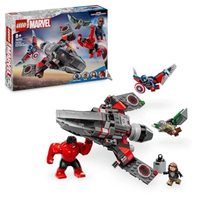 Image de LEGO® Super Heroes 76292 Captain America vs Hulk Rouge