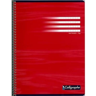 Image de Clairefontaine cahier spiral 24x32 180pages seyes 360