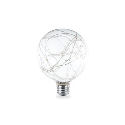 Afbeelding van E27 LED G125 Lamp Lichtslinger 3W Extra Warm Wit