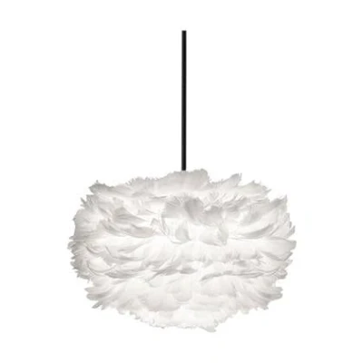 Afbeelding van Umage Eos Mini hanglamp white met koordset zwart Ø 35 cm